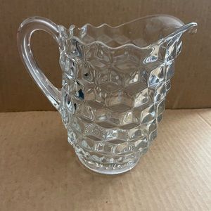 Fostoria crystal pitcher